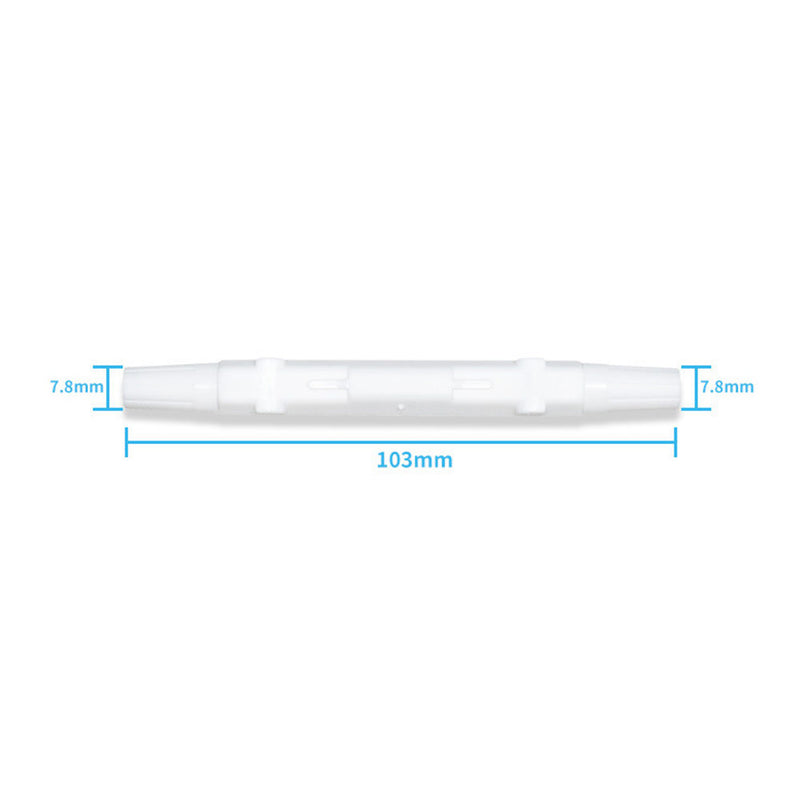 100X White Fiber Optic Cable Protection Box Drop Round Heat Shrink Tube Case