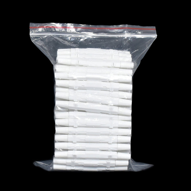 100X White Fiber Optic Cable Protection Box Drop Round Heat Shrink Tube Case