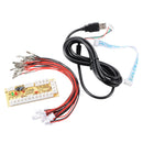 Zero Delay Arcade USB Encoder PC to Joystick MAME 5Pin Sanwa Push Button W/Cable