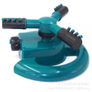 Garden 360 Degree Automatic Rotating 3 Fork Sprinkler Nozzle Adjustable Angle