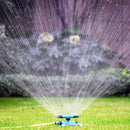 Garden 360 Degree Automatic Rotating 3 Fork Sprinkler Nozzle Adjustable Angle