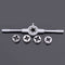 20pcs Metric Taps and Dies Set Screw Thread Tap Wrench Die Wrench Hand
