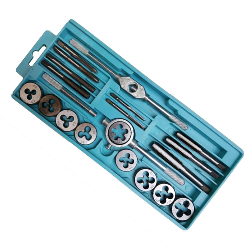 20 pcs Metric Hand Tap Set Screw Thread Plugs Reamer Taps Dies Wrench Tool Hot