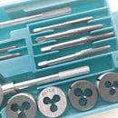 20pcs Metric Hand Adjustable Taps Dies Wrench Set Screw Thread Straight Taper