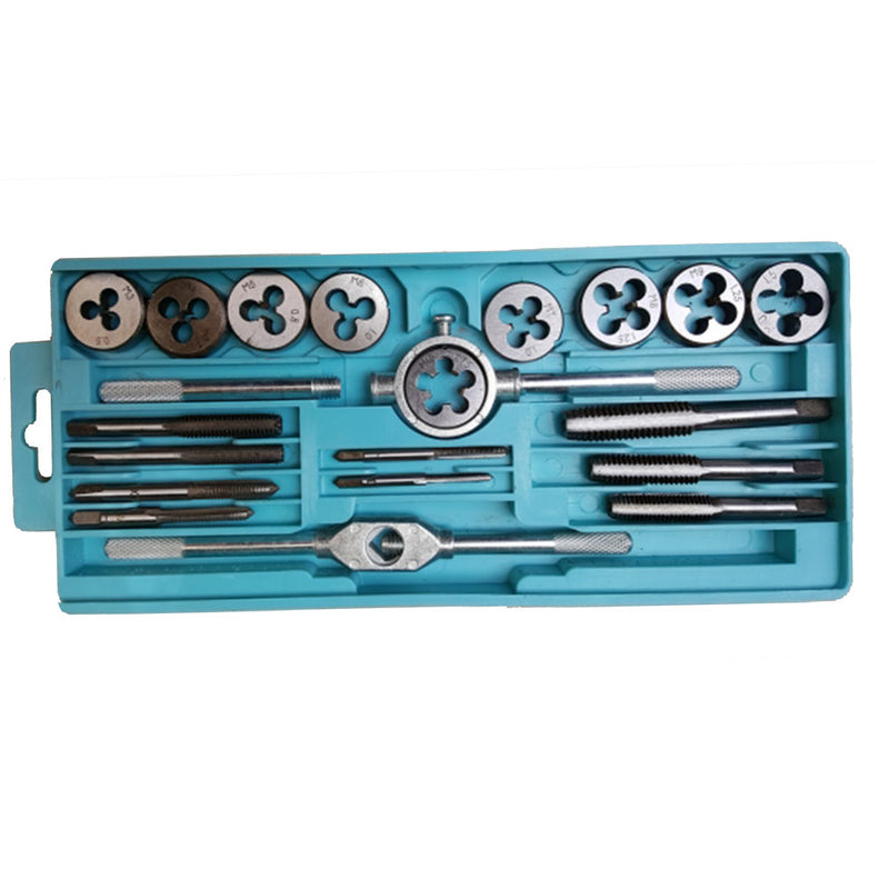 20 pcs Metric Hand Tap Set Screw Thread Plugs Reamer Taps Dies Wrench Tool Hot