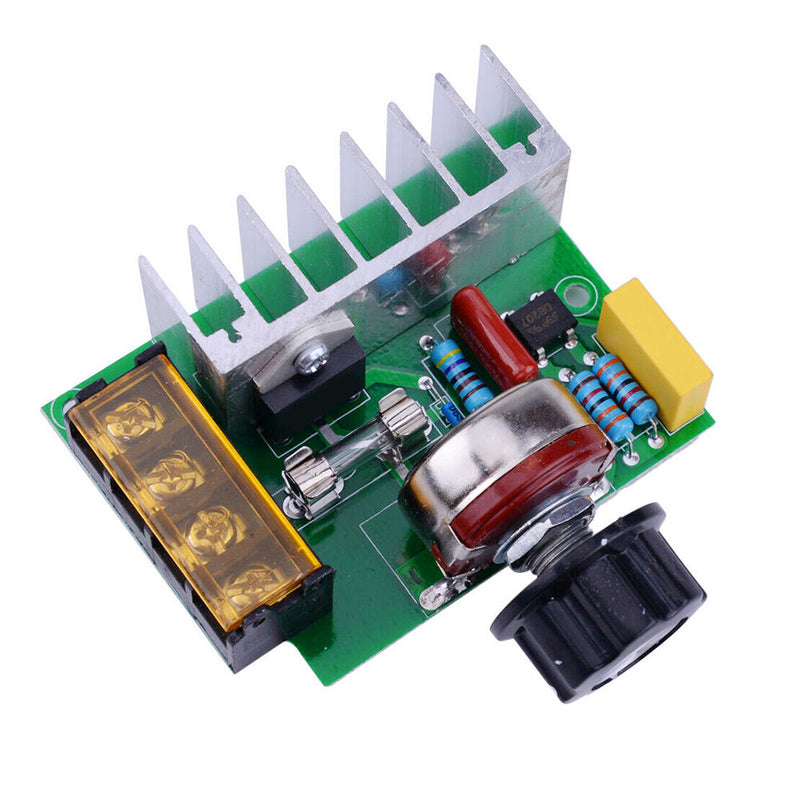1 x Regulator Speed Electric Motor/Temp Control Dimmer 4000W Thermostat New