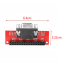 1 pc VGA666 Adapter Board DPI dtoverlays For Raspberry Pi 3B / 2B / B+ / A+ Nice