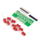 5 pcs Channel 5mm Red LED Module Light Emitting Diode MCU Expansion Module Best