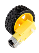 1set Intelligent Barrow Load Chassis Robot Tyre + DC Gear Motor Set Wheel