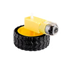 1set Intelligent Barrow Load Chassis Robot Tyre + DC Gear Motor Set Wheel