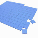 10mmx10mmx0.5mm PC GPU/CPU Cooler Heatsink Thermal Conductive Silicone Pad Mat