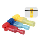 60Pcs 22-10AWG Fully Insulated Male Spade Terminals Connectors Kit zx v