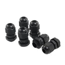 10Pcs PG7 Cable Gland Waterproof Joint Adjustable Black for 3mm-6.5mm Dia Wire