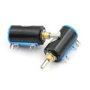 2 Pieces New WXD3-13-2W 10K ohm Rotary Multiturn Wirewound Potentiometer