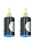 2 Pieces New WXD3-13-2W 10K ohm Rotary Multiturn Wirewound Potentiometer