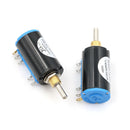 2 Pieces New WXD3-13-2W 10K ohm Rotary Multiturn Wirewound Potentiometer