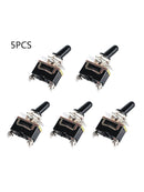 Heavy Duty 20A 125V SPST 2 Terminal ON/OFF Toggle Switch Waterproof Cap