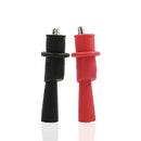 4 pcs Test-Clip Clamp for Multimeter-Tester Probe 1-Black-1-Red Alligator Nice