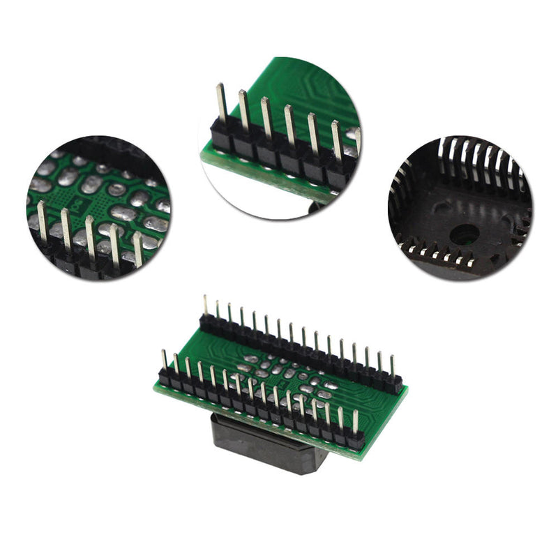 5pcs PLCC32 to DIP32 Socket USB Universal Programmer IC Adapter Tester
