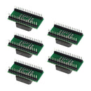 5pcs PLCC32 to DIP32 Socket USB Universal Programmer IC Adapter Tester