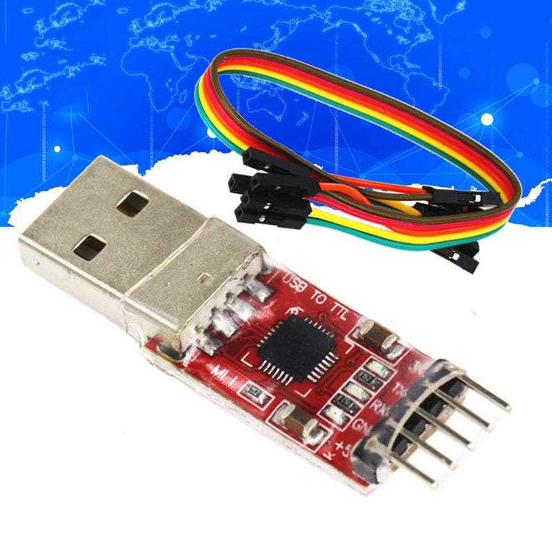 3.3V/5V CP2102 USB 2.0 to UART TTL 5PIN Module Serial Converter Adapter w/ Cable