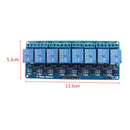 8 Channel 5V Relay Shield Module Board for Arduino Raspberry Pi w/ Red indicator