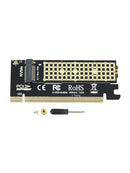New M.2 NVMe SSD NGFF TO PCIE 3.0 X16 Adapter M Key Interface Card Full Speed