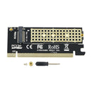 New M.2 NVMe SSD NGFF TO PCIE 3.0 X16 Adapter M Key Interface Card Full Speed