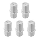 5pcs F Type Coupler Adapter Connector Female F/F for RG6 Coax Coaxial Cable TV