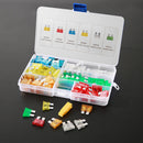 120 pcs 12V Standard Blade Car Fuses Fuse 5A~30A Assorted Set + 1pc Puller Best