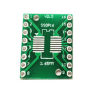 25x SOP20 SSOP20 TSSOP20 SMD To DIP 0.65/1.27mm IC Adapter PCB Board Hot