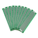 15pcs 2x8cm Double Side Protoboard Circuit Tinned Universal Prototype PCB Board