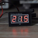 1x Waterproof 0.40" LED Digital Display Voltage Voltmeter Panel Meter Hot