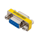 4X DB9 D-Sub 9pin Connectors Mini Gender Changer Adapter RS232 Serial Connect