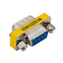 4X DB9 D-Sub 9pin Connectors Mini Gender Changer Adapter RS232 Serial Connect