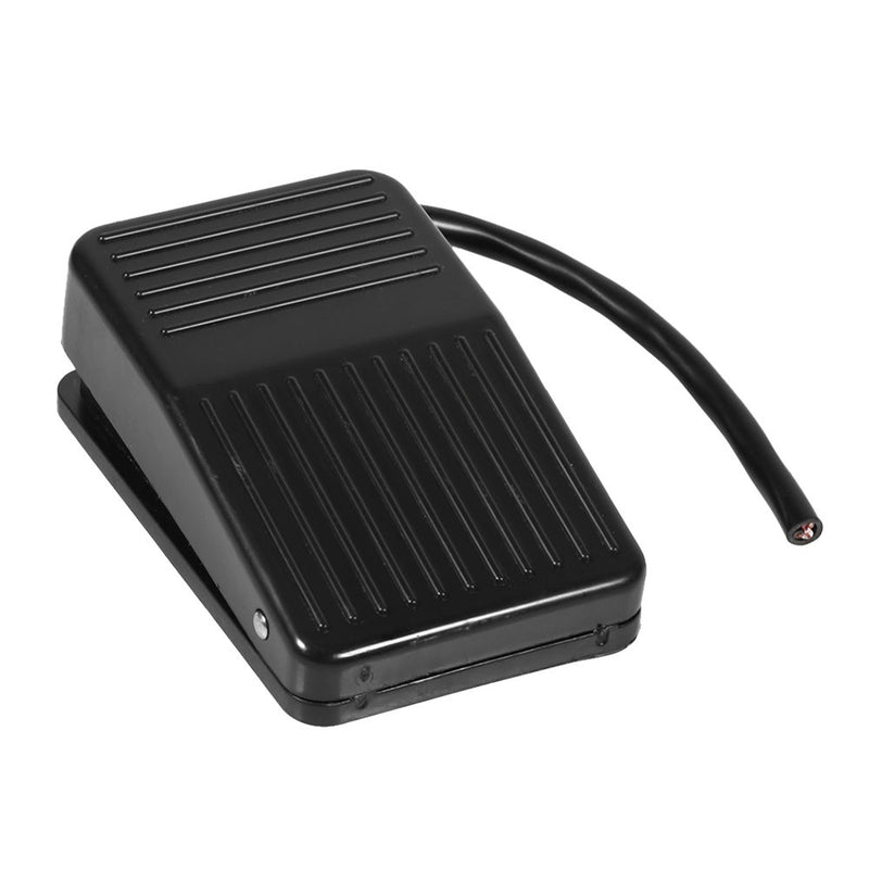 1 x AC 220V Heavy Duty Metal Momentary Electric Power Antislip Foot Pedal Switch