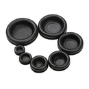 170Pcs/Set Rubber Blanking Grommet Wiring Closed Blind Grommets Set Assorted Kit