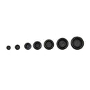170Pcs/Set Rubber Blanking Grommet Wiring Closed Blind Grommets Set Assorted Kit