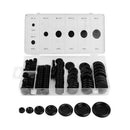 170Pcs/Set Rubber Blanking Grommet Wiring Closed Blind Grommets Set Assorted Kit