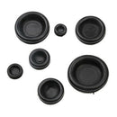 170Pcs/Set Rubber Blanking Grommet Wiring Closed Blind Grommets Set Assorted Kit
