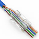 100PCS EZ RJ45 Shielded CAT6 Connector End Ethernet Modular Plugs