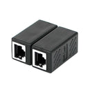 Female to Female Cat7 Inline RJ45 Keystone Wall Coupler Jack Adapter New Hot