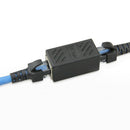 Female to Female Cat7 Inline RJ45 Keystone Wall Coupler Jack Adapter New Hot