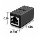 Female to Female Cat7 Inline RJ45 Keystone Wall Coupler Jack Adapter New Hot