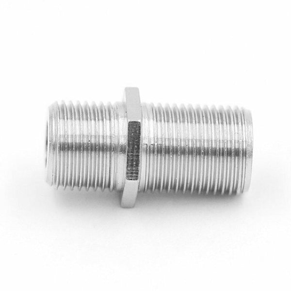 10PCS F Type Coax Coaxial Cable Coupler Female Jack Adapter Connector Durable