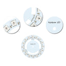 WS2812 5050 RGB Full Color Round Rainbow LED Driver Module Board 5V 16-Bit