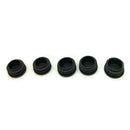 100X Round Plastic Black Blanking End Cap Caps Tube Pipe Inserts Plug Bung 25mm