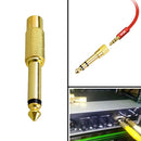 5X 6.35mm 1/4" inch Male Mono Plug To RCA Female Jack Audio Adapter Connection