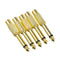 5X 6.35mm 1/4" inch Male Mono Plug To RCA Female Jack Audio Adapter Connection