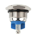 30A DC12V 16mm Waterproof Stainless Steel Metal Momentary Button Switch New